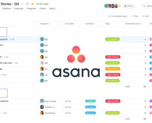 La plateforme de gestion de tâches et de projets Asana s'articule autour d'un graphique collaboratif conçu pour aligner les activités sur les objectifs.