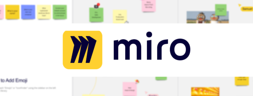 Miro est un outil de communication prenant la forme d'un tableau blanc collaboratif en ligne permettant aux collaborateurs de partager des idées de manière visuelle, créative et ludique.